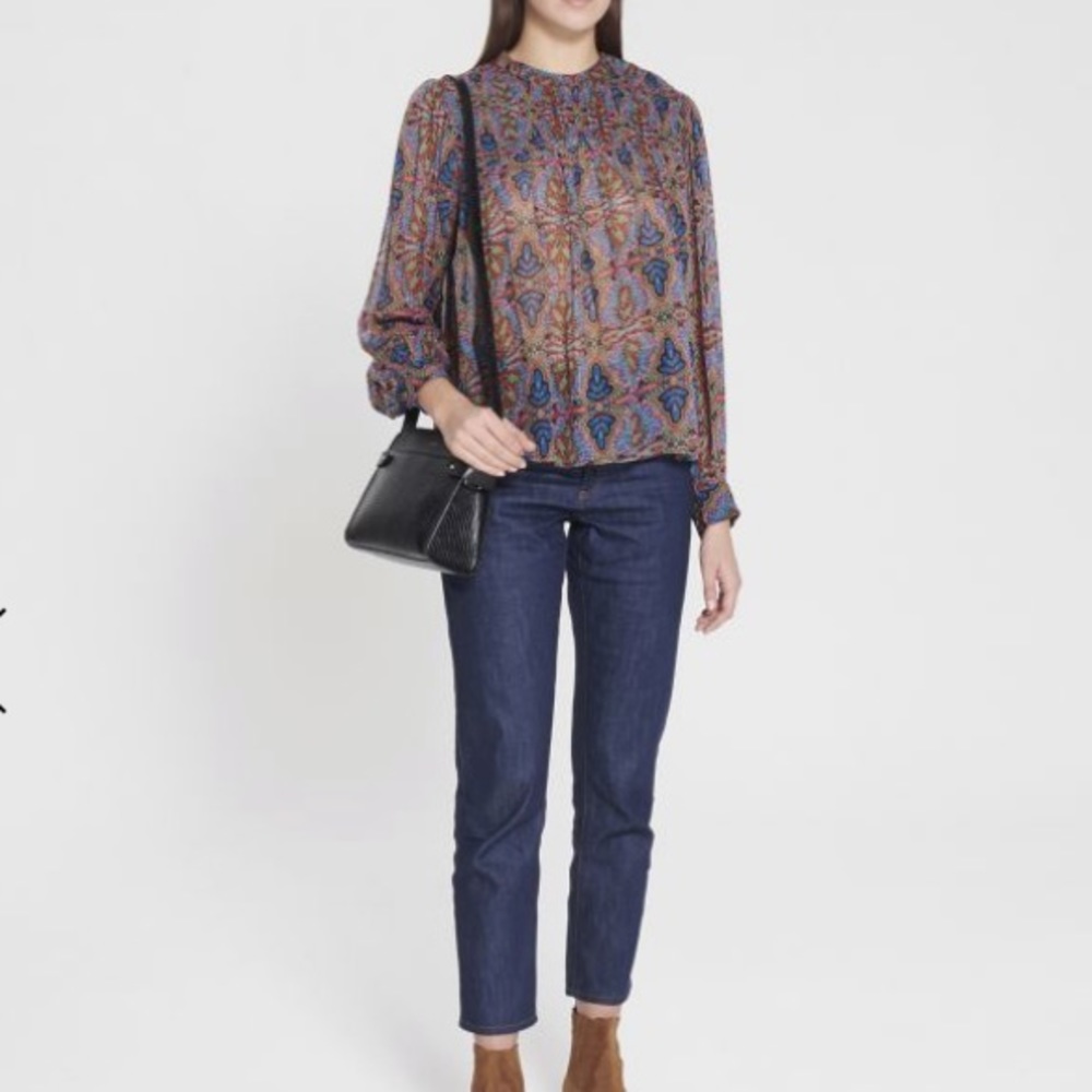 Leon & Harper Blouse Size XS - Picture 8 of 11